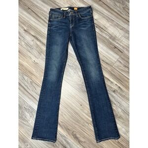 Pilcro and the Letterpress Womens Bootcut Jeans Dark Wash Blue Size 26